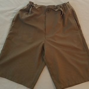 Boys khaki under armour shorts